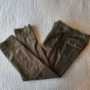 ETRO womens brown cordoroy riding style pants, Size 8